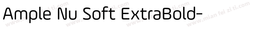 Ample Nu Soft ExtraBold字体转换